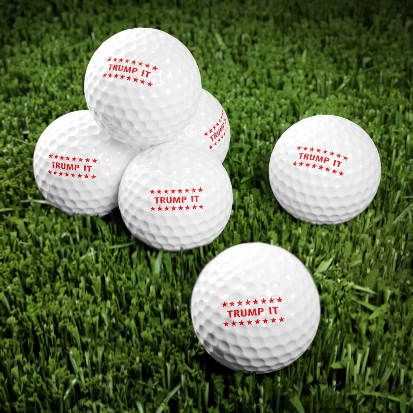 Trump It Golf Balls Set - 6 Pack with Unique Design